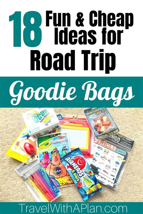 road trip goodie bag ideas.